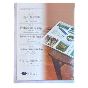 PAGE PROTECTORS 12x15 Creative Memories Scrapbook Page Protector BIG BOOK NEW